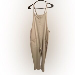 Women's Tan Jumpsuit